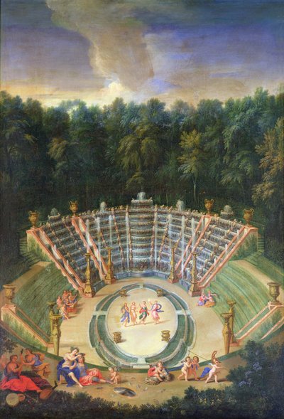 Vue de la Salle de Bal avec une représentation de 